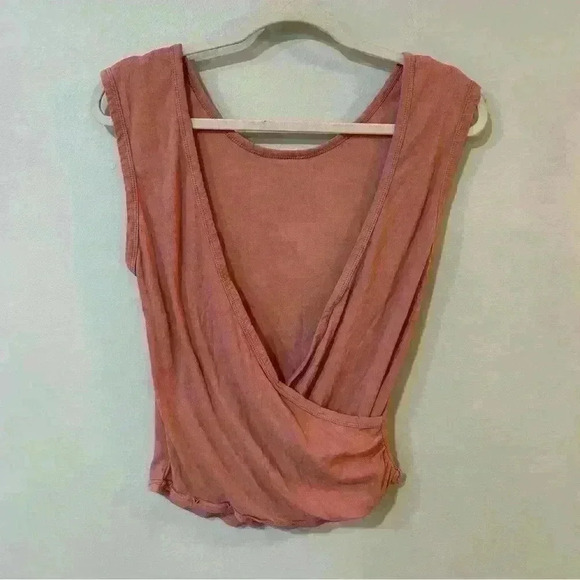 Free People Intimately Scoop Open Back Mauve Pink Tank Top Women’s Size Medium - Picture 1 of 4